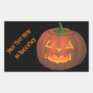 Stickers Halloween Stickers Citrouille personnalis