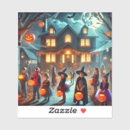 Stickers Halloween-Trick oder Treue Aufkleber