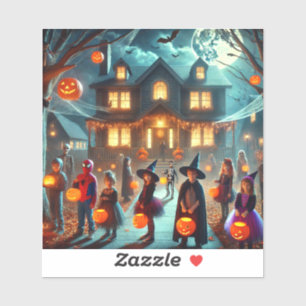 Stickers Halloween-Trick oder Treue Aufkleber