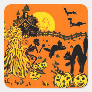 Stickers Halloween vintages