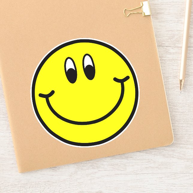 Stickers Happy Souriant Face Emoji (Carnet)