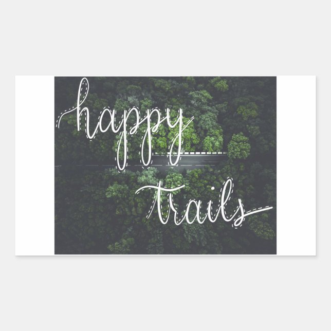 Stickers Happy Trails (Devant)