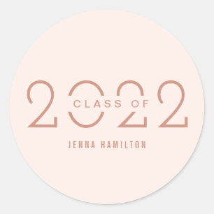 Stickers Happy Year MODIFIABLE COULEUR Graduation