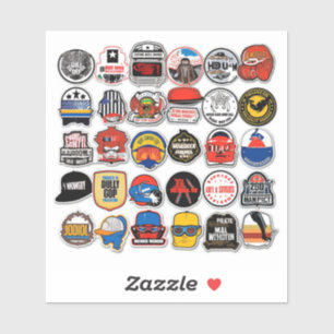 stickers HardHat, stickers HardHat, stickers, amér
