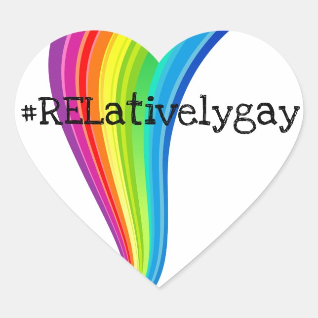 Stickers Hashtag Rainbow (Devant)