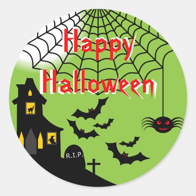 Stickers Haunted Halloween (Devant)