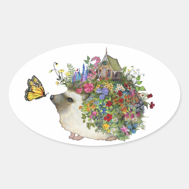 Stickers Hérisson du jardin (Devant)
