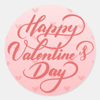 Stickers Heureuses Saintes-Valentin doux et élégan