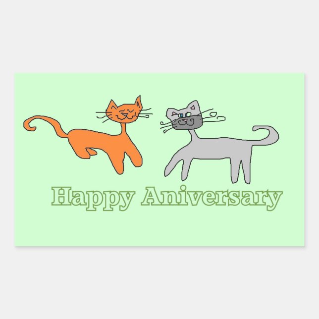 stickers heureux anniversaire Kitty (Devant)