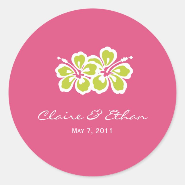 Stickers Hibiscus Delight Favight - Azalea - (Devant)