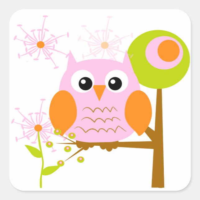 Stickers hibou (Devant)