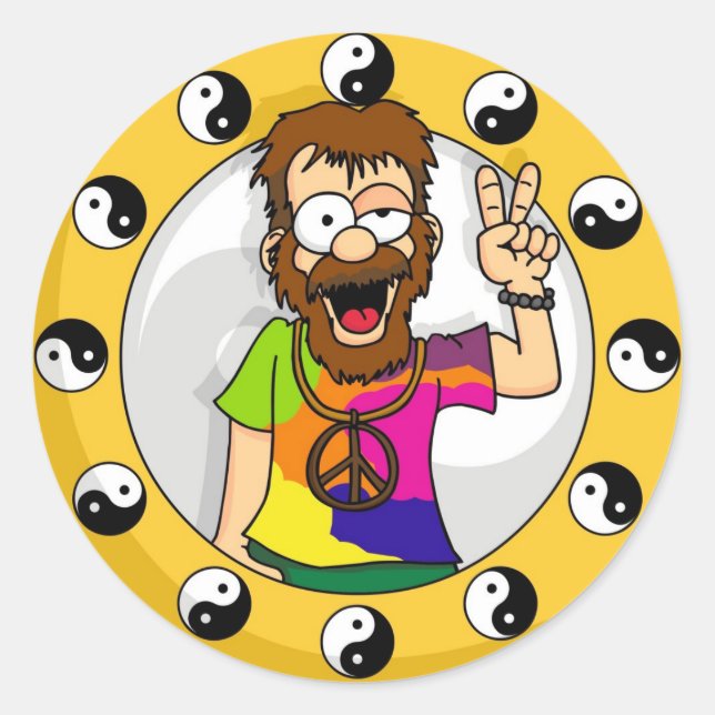 Stickers Hippie (Devant)