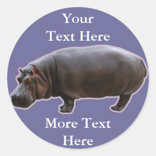 Stickers Hippopotame