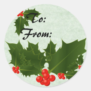 Stickers Holly To et From