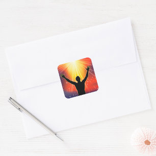 Stickers Homme Spirituel