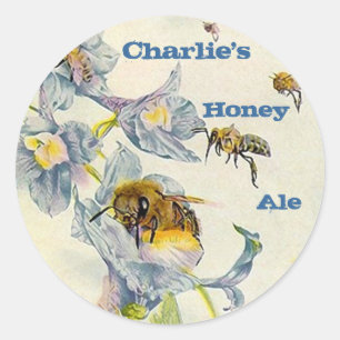 STICKERS HONEY Ale Homebrew Etikettierungs-Aufkleb