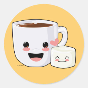Stickers Hot Cocoa et Marshmallow
