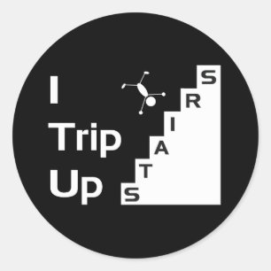 Stickers I Trier vers le haut Stairs