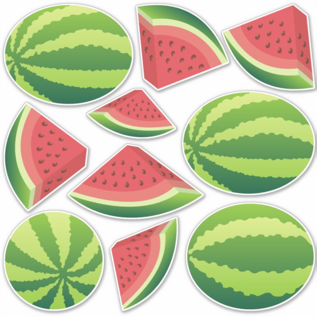 Stickers Icon Set Watermelon (Devant)