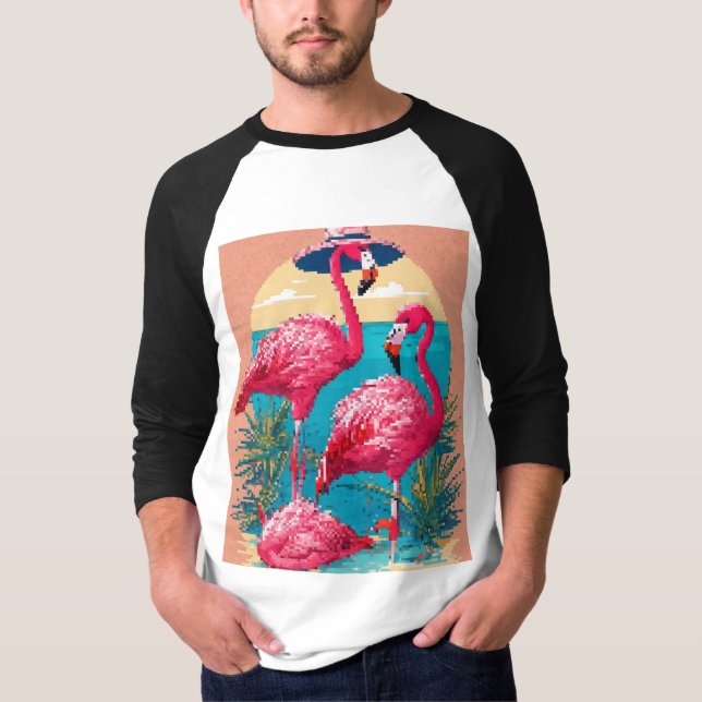 Stickers Illustration T-Shirt (Vorderseite)