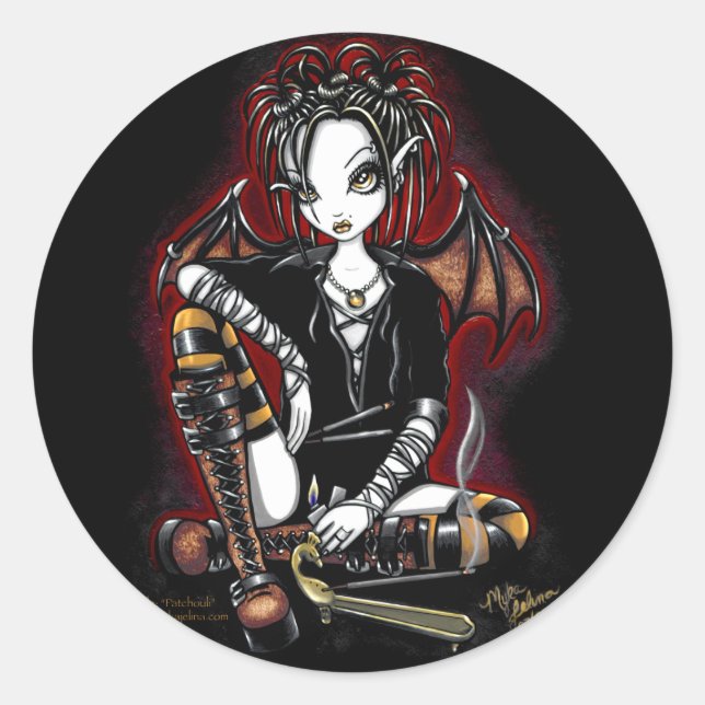 Stickers Imaginaire Patchouli Fairy foncé (Devant)