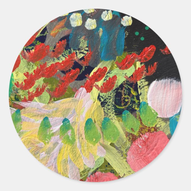 Stickers in the Flowers in the Night Design (Devant)