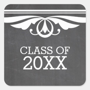 Stickers Ivoire Déco Chalkboard Graduation