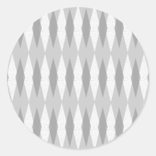Stickers Jacquard gris moderne du milieu du siècle