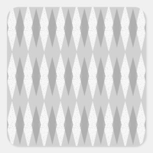 Stickers Jacquard gris moderne du milieu du siècle