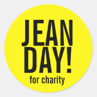 Stickers Jaune Décontracté Jour