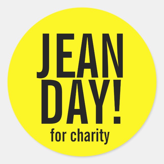 Stickers Jaune Décontracté Jour (Devant)