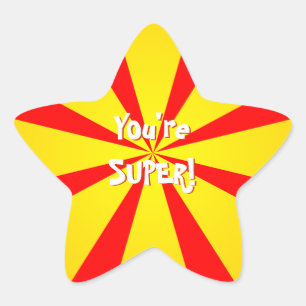 Stickers Jaune et Rouge