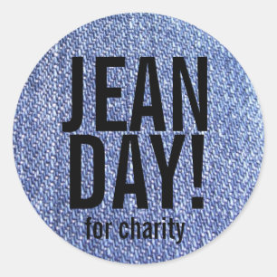 Stickers Jeans Faux Blue Décontracté Day