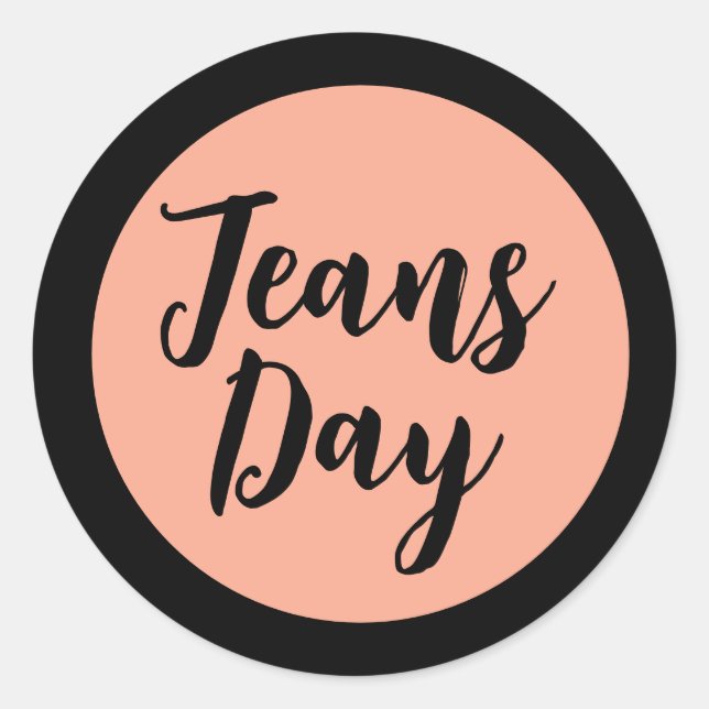 Stickers Jeans Jeans Jeans Jours Décontracté moder (Devant)