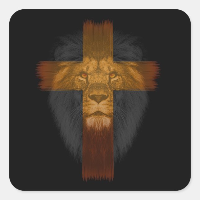 Stickers Jésus Lion de Juda (Devant)
