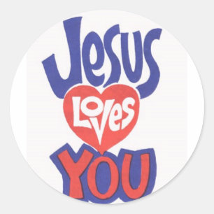 Stickers JESUS-LOVES-YOU