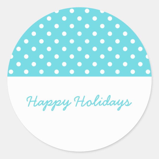 Stickers Jeu de Poka Dot Turquoise (Devant)