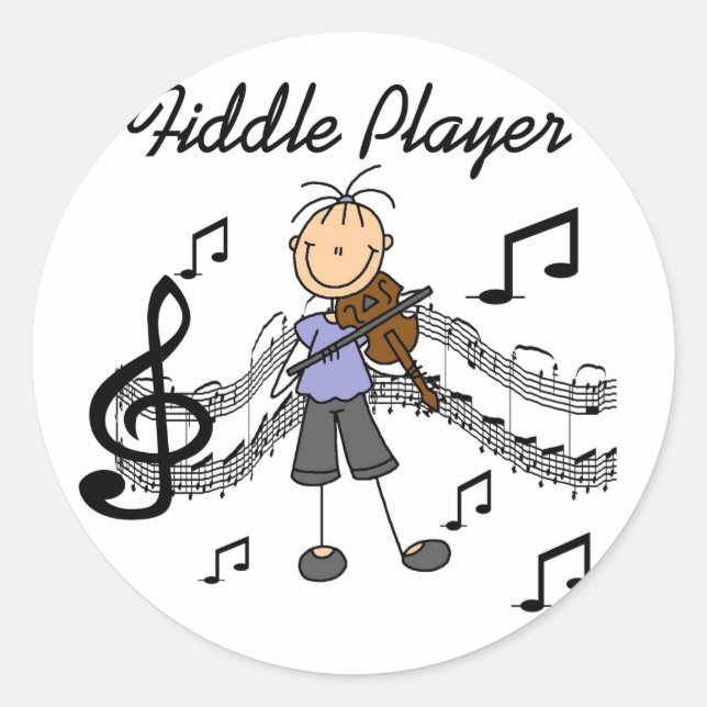 Stickers Joueur Fiddle Stickers (Devant)