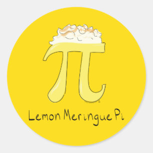 Stickers Jour Citron Meringue Pi Cute Math Pi