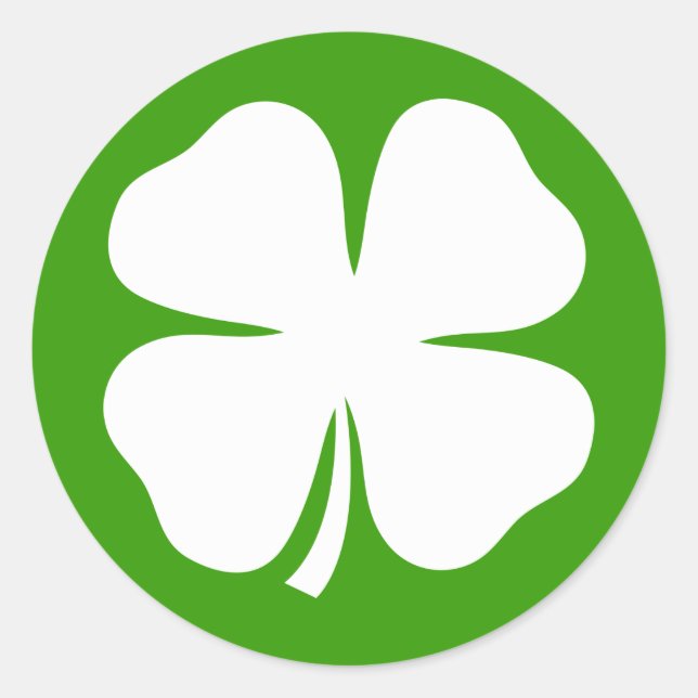 stickers Jour de la Saint Patrick avec porte-manch (Devant)