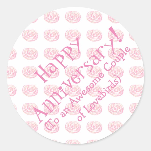 Stickers Joyeux Anniversaire (Devant)