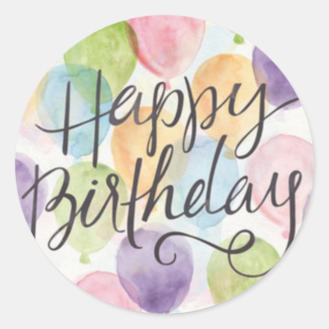 Stickers Joyeux anniversaire (Devant)