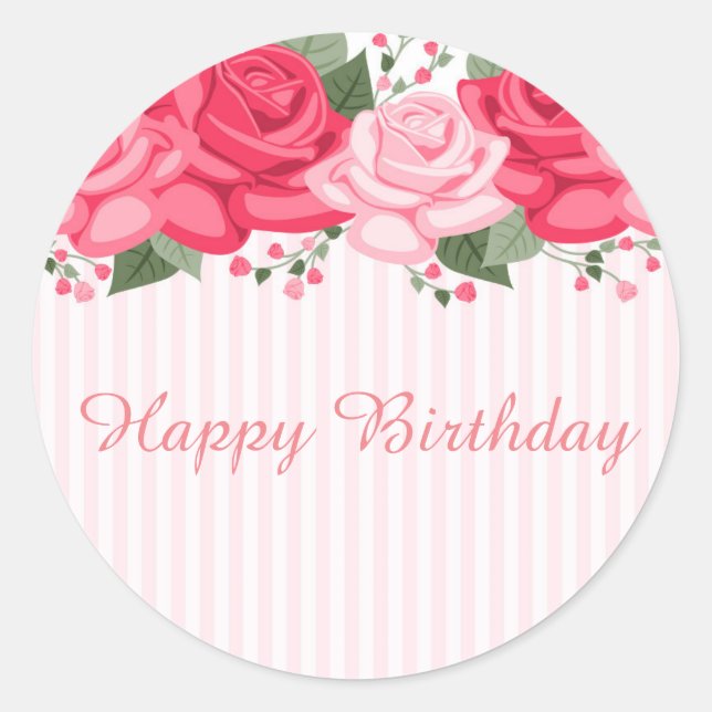 Stickers Joyeux anniversaire (Devant)