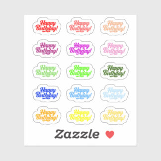 Stickers Joyeux anniversaire