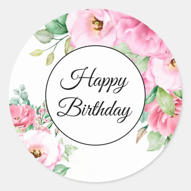 Stickers Joyeux anniversaire (Devant)