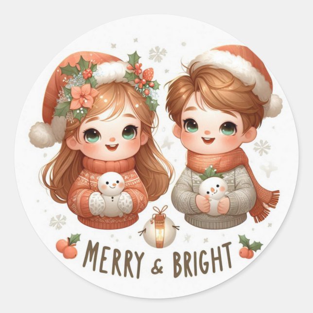 Stickers Joyeux et lumineux (Devant)