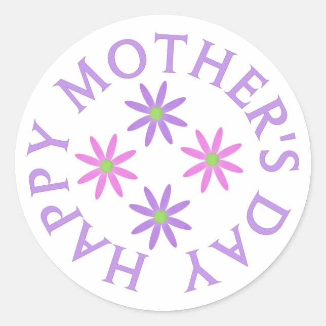 Stickers Joyeux Fête des Mères (Devant)