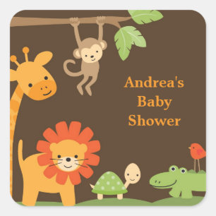 Stickers Jungle Animaux