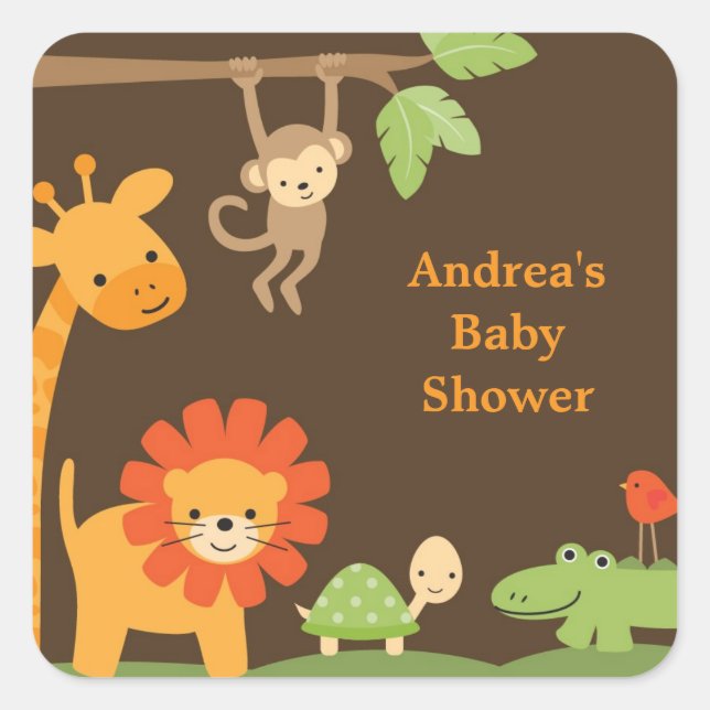 Stickers Jungle Animaux (Devant)