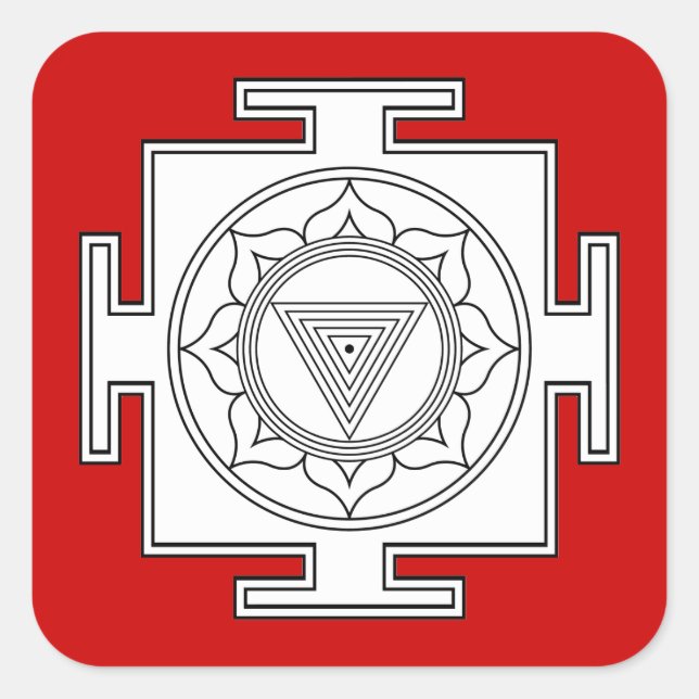 Stickers Kali Yantra (Devant)